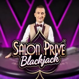 Blackjack Salon Privé slot icon by Ezugi, available at Aquawin Casino