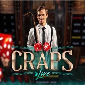 Live Craps logo by Evolution at Aquawin Casino