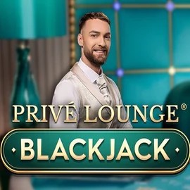 Privé Lounge Blackjack online game logo by Pragmatic Play on aquathon.pl