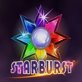Logo of Starburst from NetEnt at Aquawin Casino